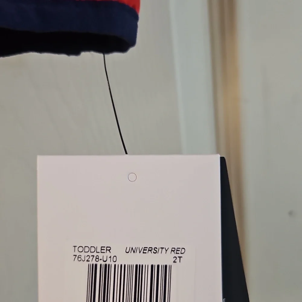 NIKE TODDLER WINDRUNNER JACKET: RED/BLUE: NEW WITH TAGS: SIZE 2T